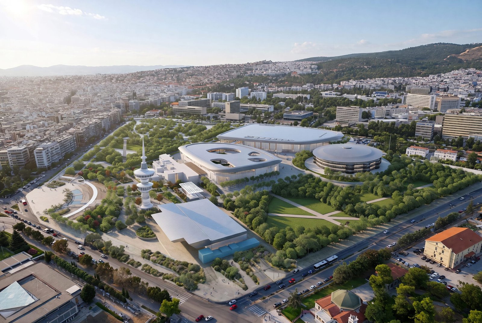The plan for the redevelopment of the TEF-HELEXPO area in Thessaloniki was approved